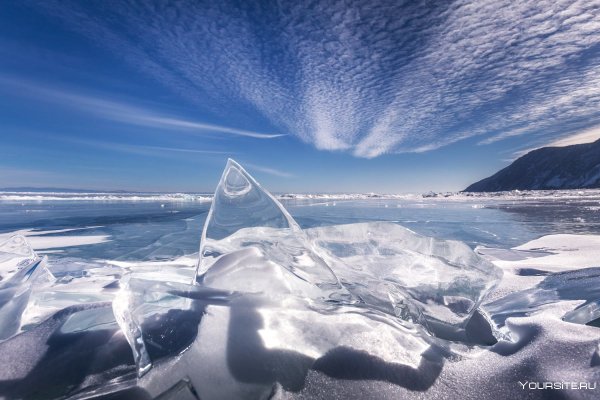 Байкал Листвянка лед