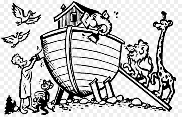 Библейский сюжет рисунок Ковчег ноя