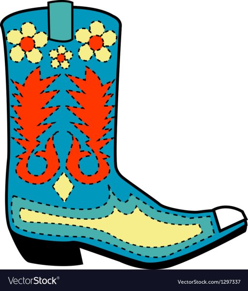 Татарский сапог нарисовать