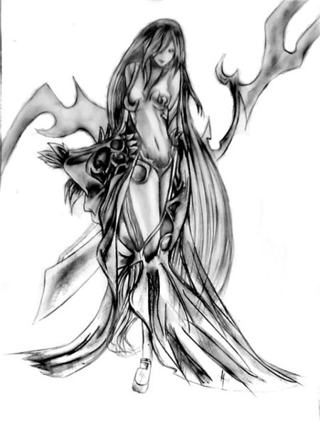 Идеи для рисунков девушки демоны