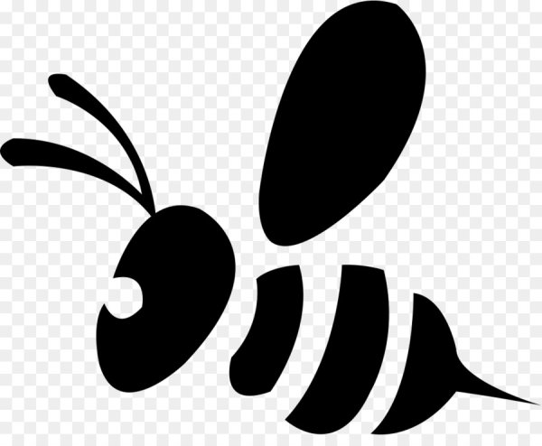 Пчела силуэт