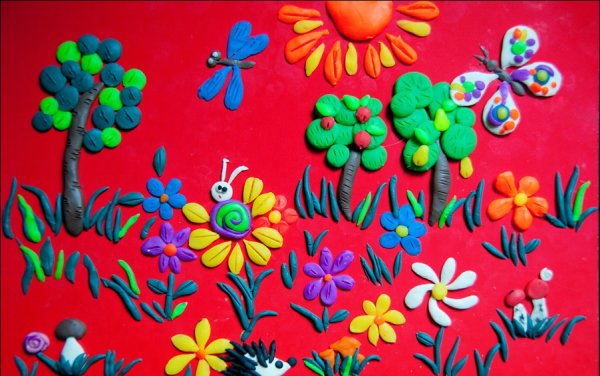 Пластилинография в детском саду