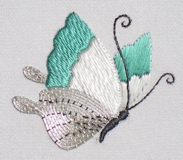 Бабочки для вышивания гладью