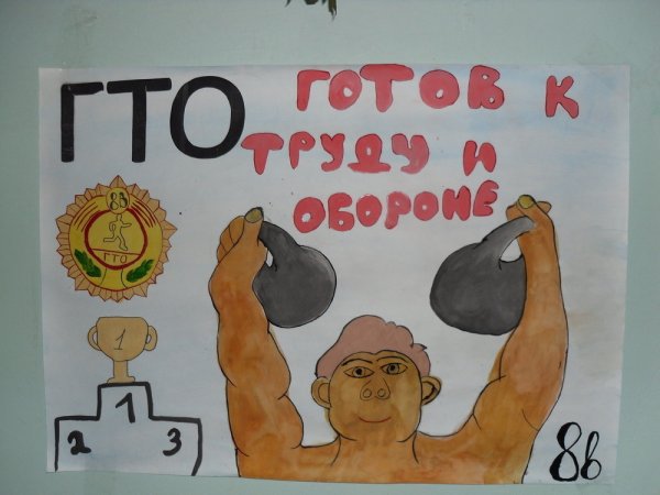 Плакат ГТО для школьников