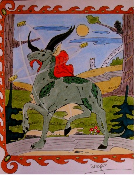 Рисунки в стиле Билибина