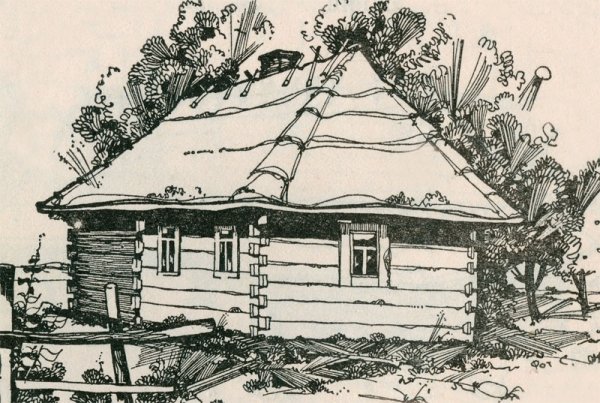 Хата карандашом