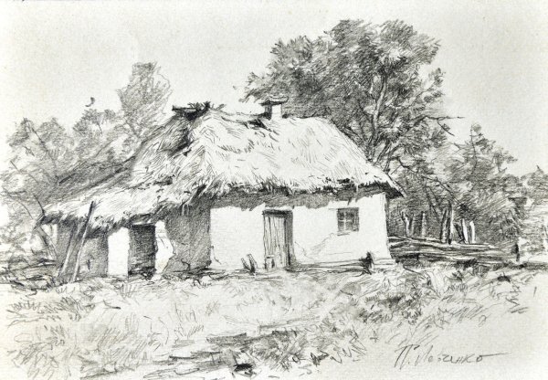 Раскраска Кубанская хата