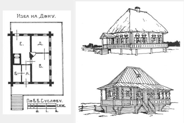 Казачий курень рисунок