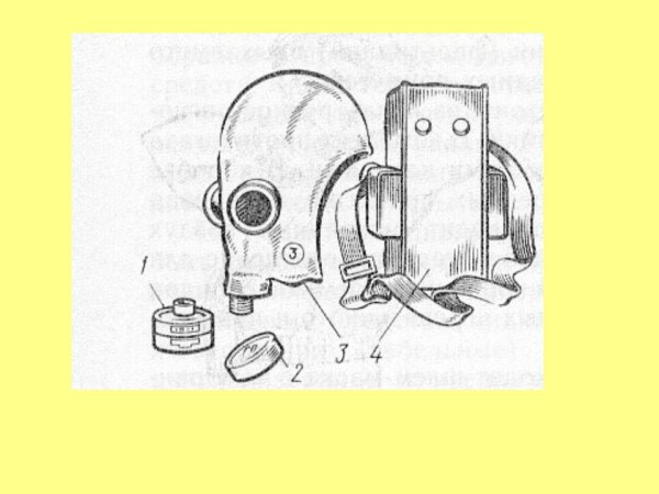 Противогаз ГП-7 чертеж