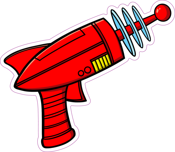 Мультяшный бластер