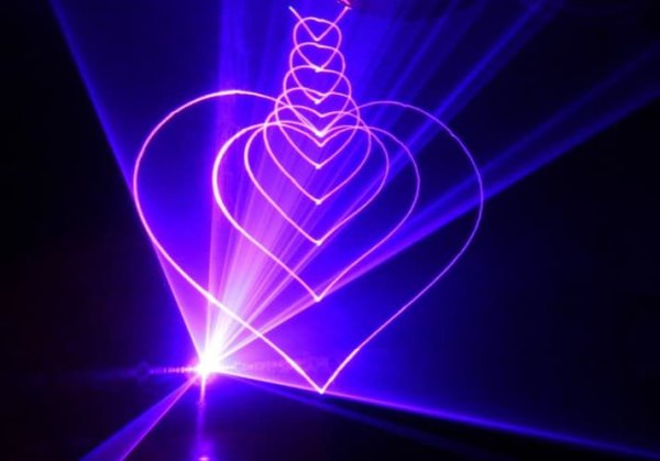 Объемное лазерное шоу