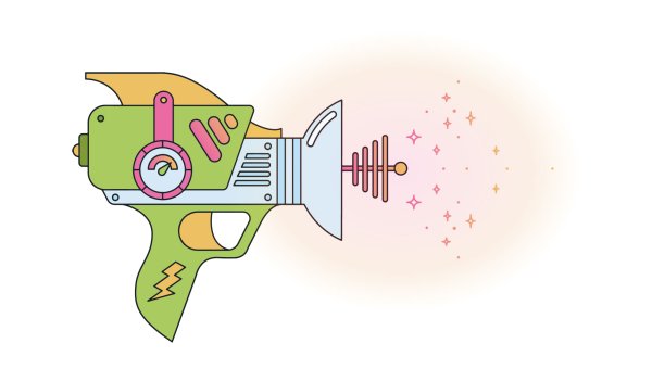 Векторный пистолет лазера