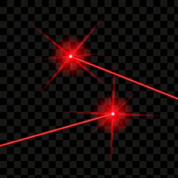 Красные лучи из глаз