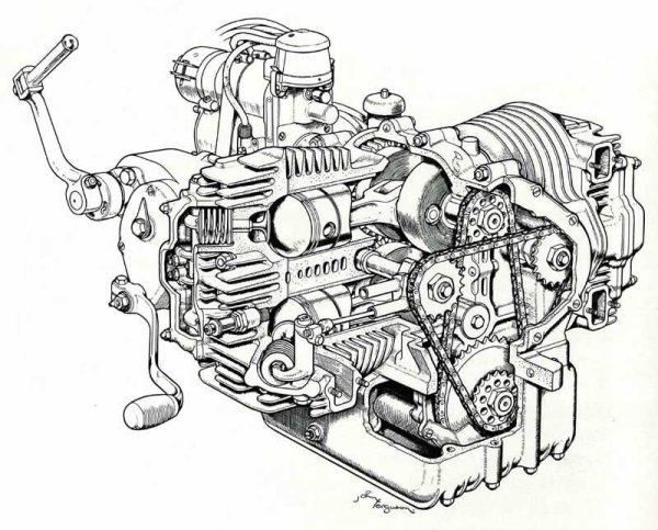 Двигатель раскраска