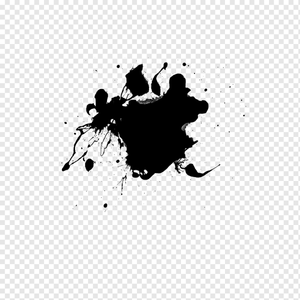 Брызги силуэт