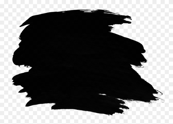 Мазок кисти черный