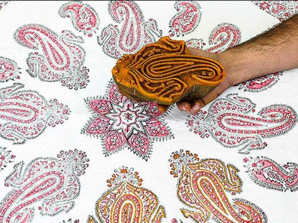 Набойка роспись по ткани