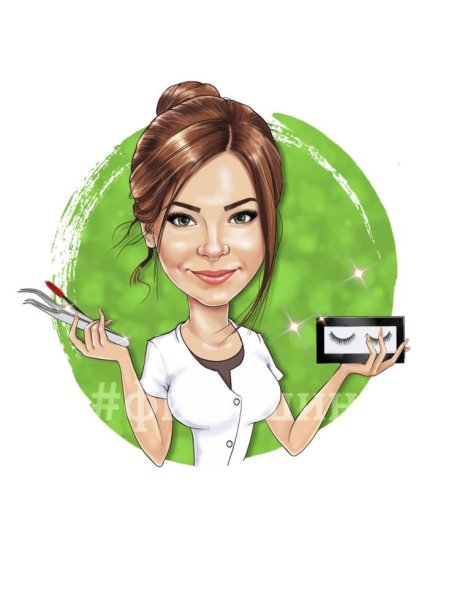 Мультяшный врач женщина