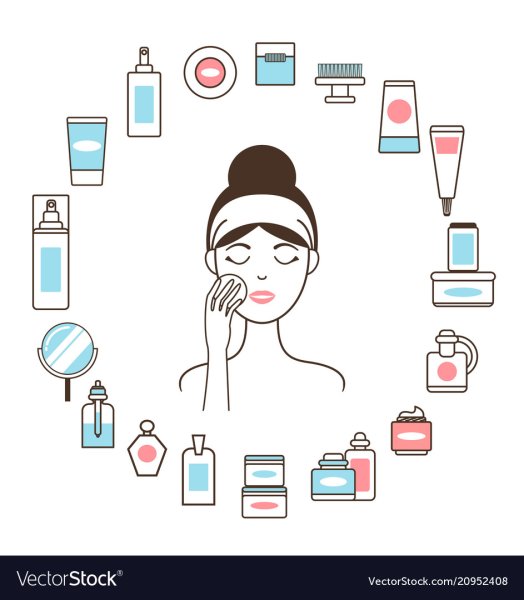 Косметолог иллюстрация