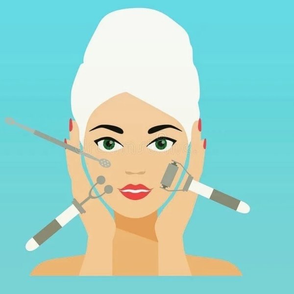 Нарисованный косметолог