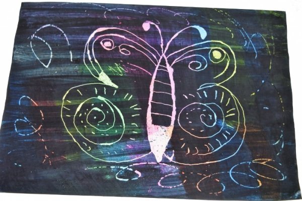 Техника граттаж