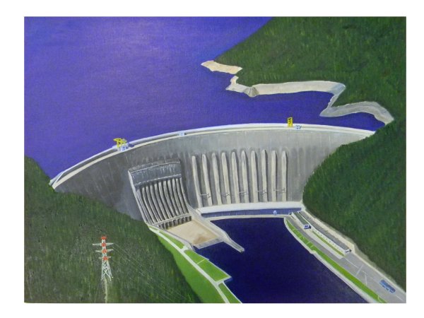 Саяно-Шушенская ГЭС картина