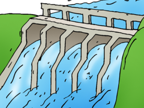 Нарисовать дамбу