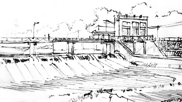 ГЭС карандашом