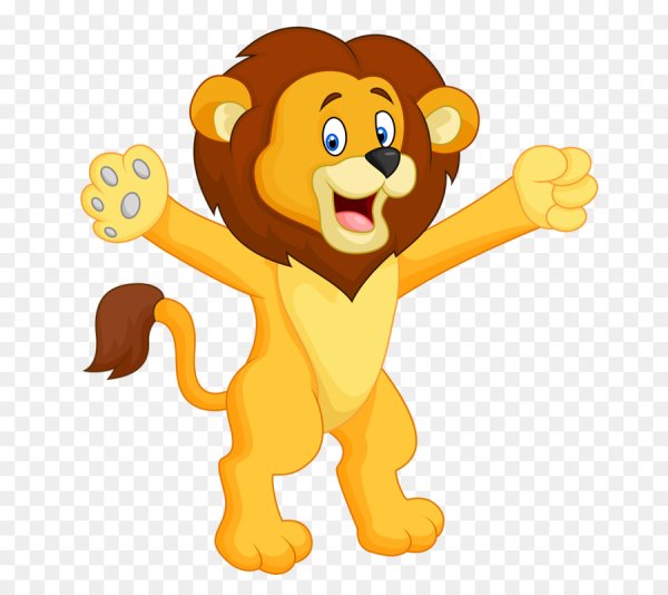 Лев мультяшка