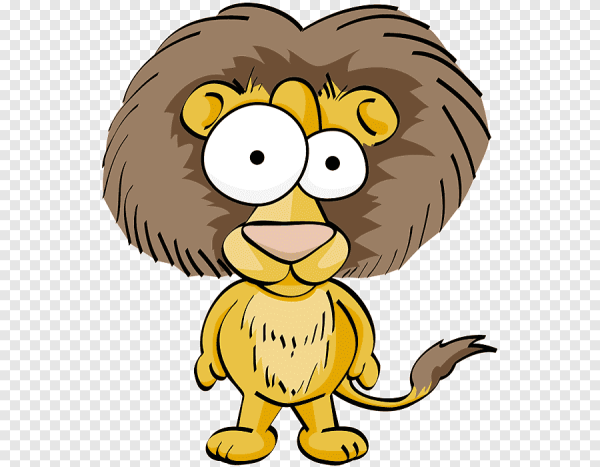 Мультяшка Лев смешной