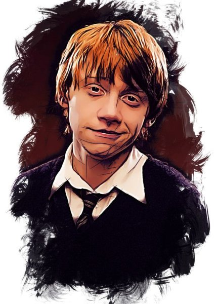 Рон Уизли карандашом