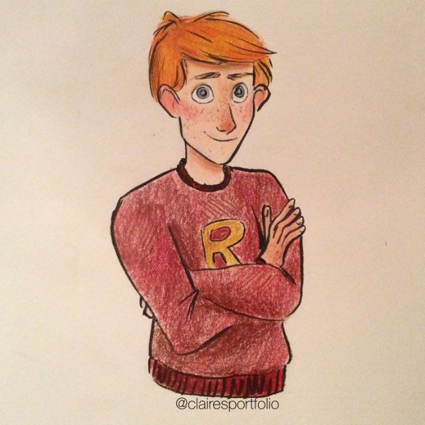 Рон Уизли арт