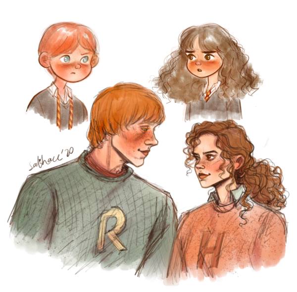 Силуэт Рона Уизли