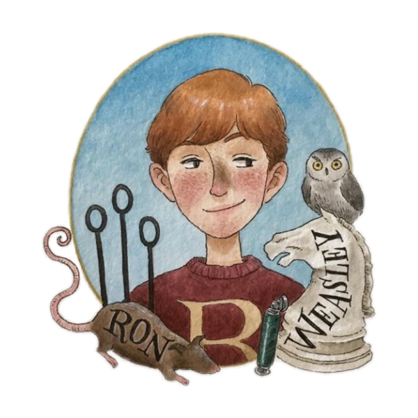 Аниме Гарри Поттер Рон Уизли