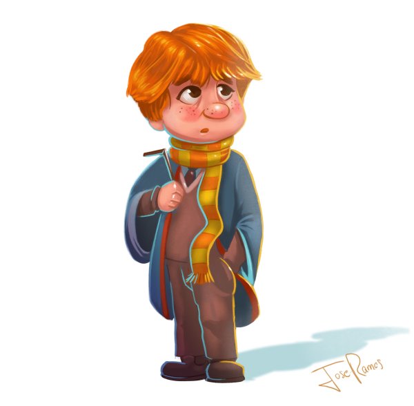Рон Уизли из Гарри Поттера рисунок