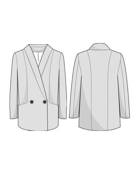 Технический эскиз жакета