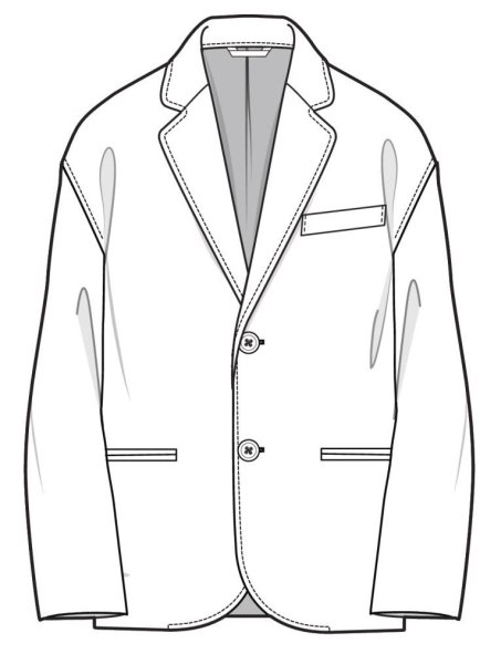 Пиджак Наброски