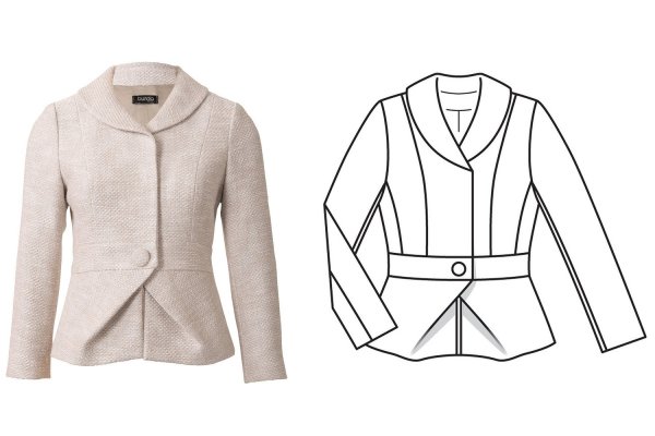 Техническая модель жакета