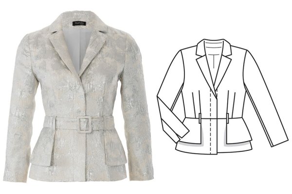Крой пиджака женского