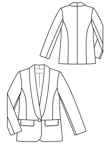 Бурда пиджак фрак