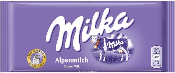 Шоколад Milka Alpine Milk 100гр