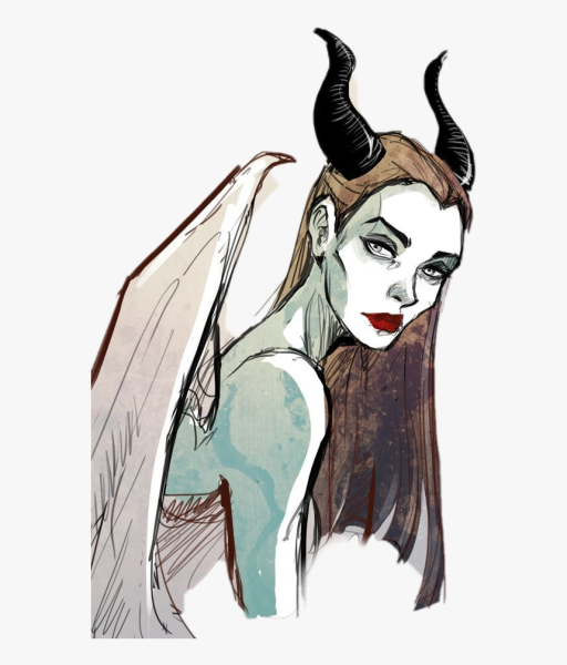 Малефисента Анджелина Джоли мультяшная