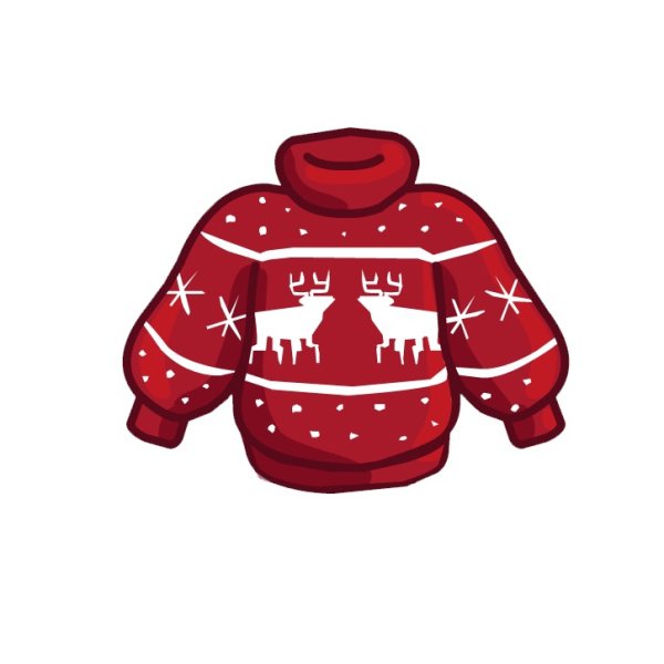 Свитер мультяшный без фона