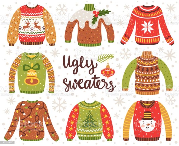 Свитер с орнаментом вектор