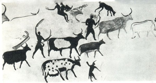 Наскальные рисунки эпохи неолита