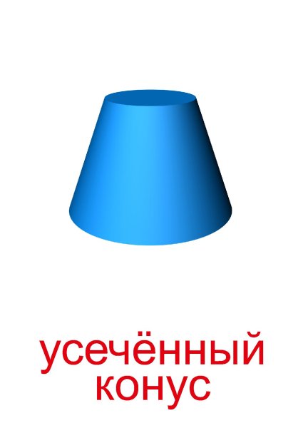 Усеченный конус геометрические фигуры