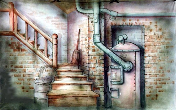 Подвал мультяшный