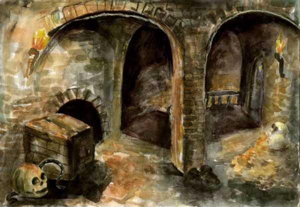 Подвал мультяшный