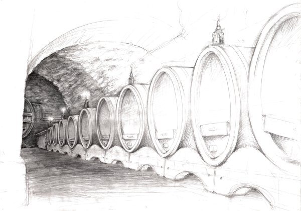 Погреб карандашом