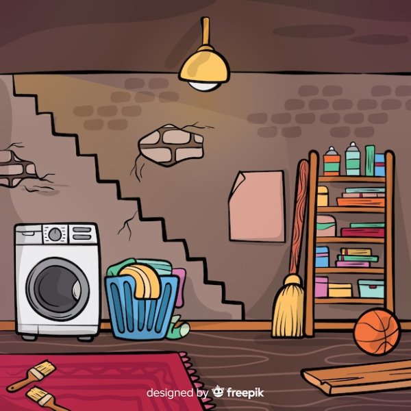 Нарисованный подвал